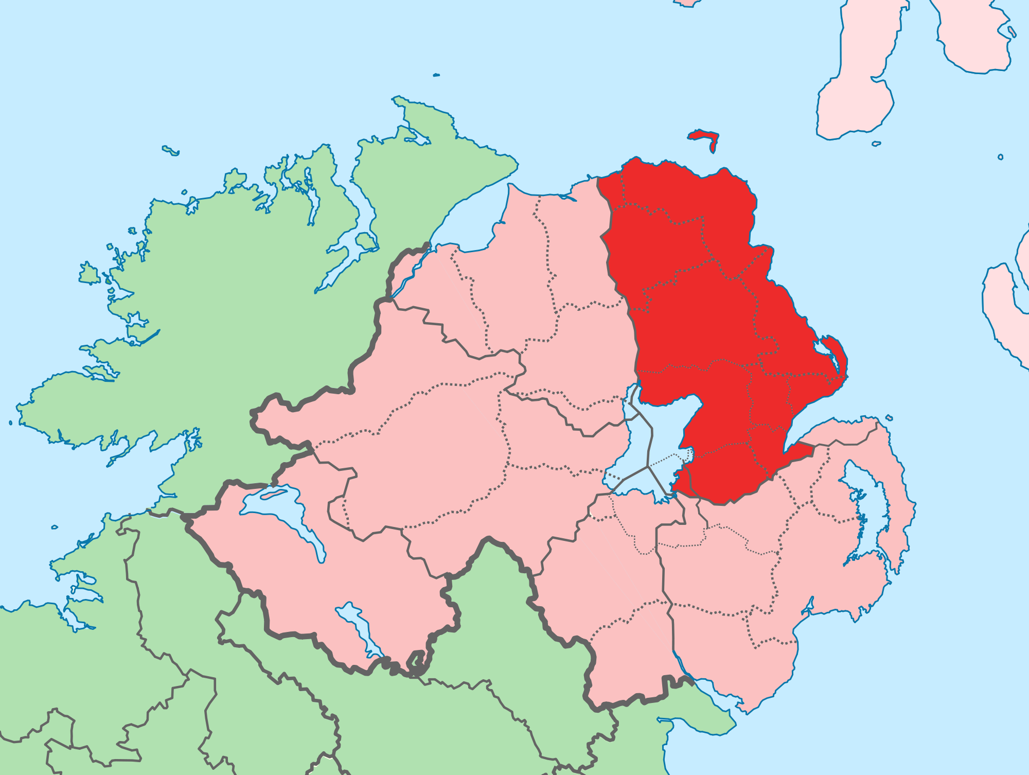 Графство Антрим: общи данни